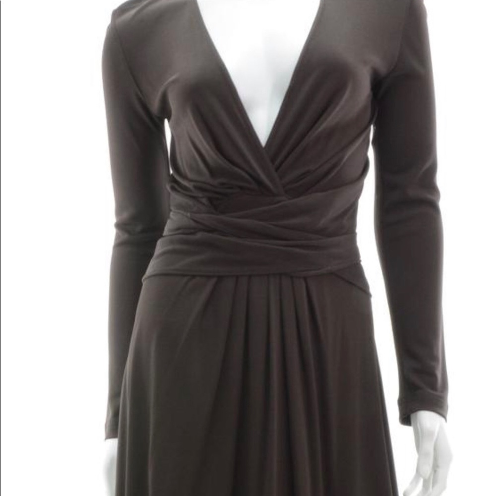 MICHAEL by Michael Kors Chocolate Wrap Dress